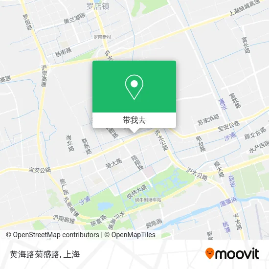 黄海路菊盛路地图