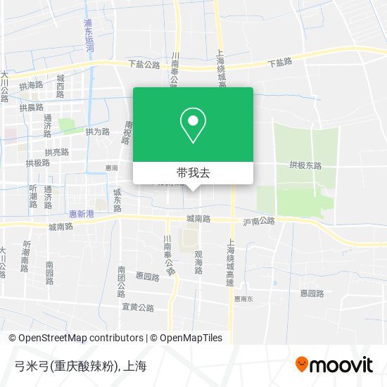 弓米弓(重庆酸辣粉)地图