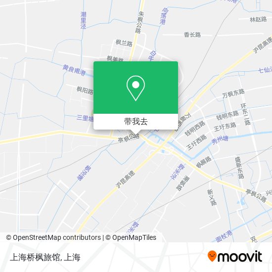 上海桥枫旅馆地图