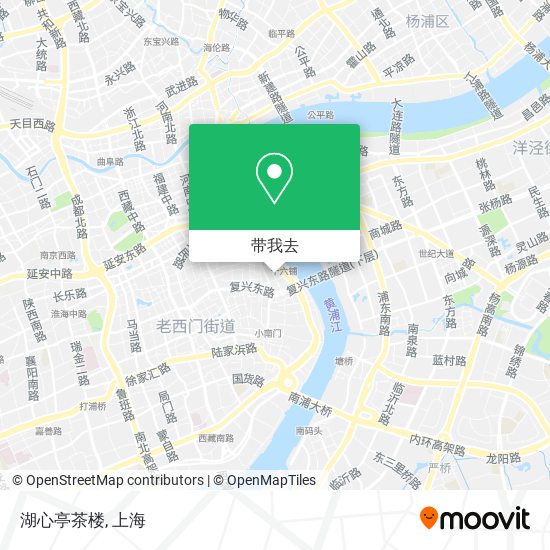 湖心亭茶楼地图