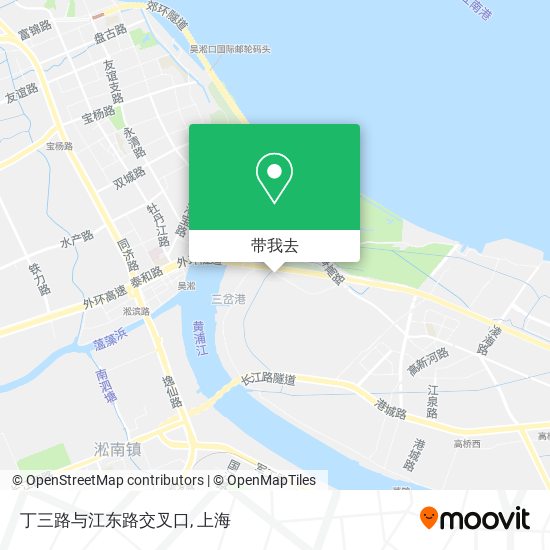 丁三路与江东路交叉口地图