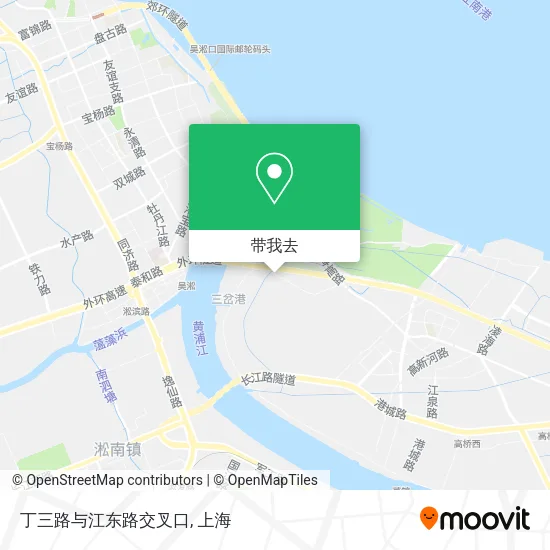 丁三路与江东路交叉口地图
