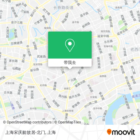 上海宋庆龄故居-北门地图