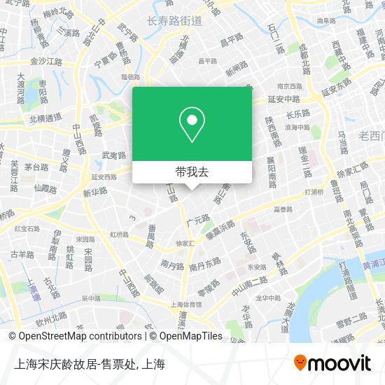 上海宋庆龄故居-售票处地图