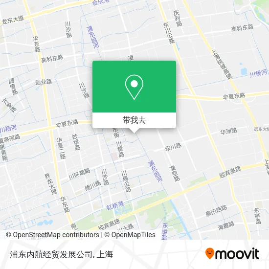 浦东内航经贸发展公司地图