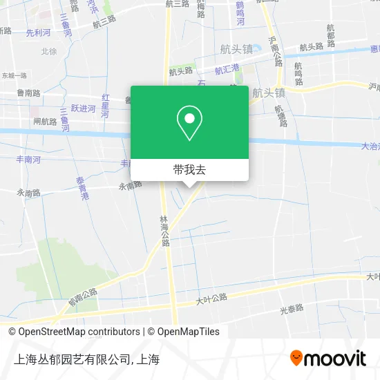 上海丛郁园艺有限公司地图