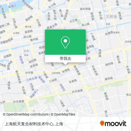 上海航天复合材料技术中心地图