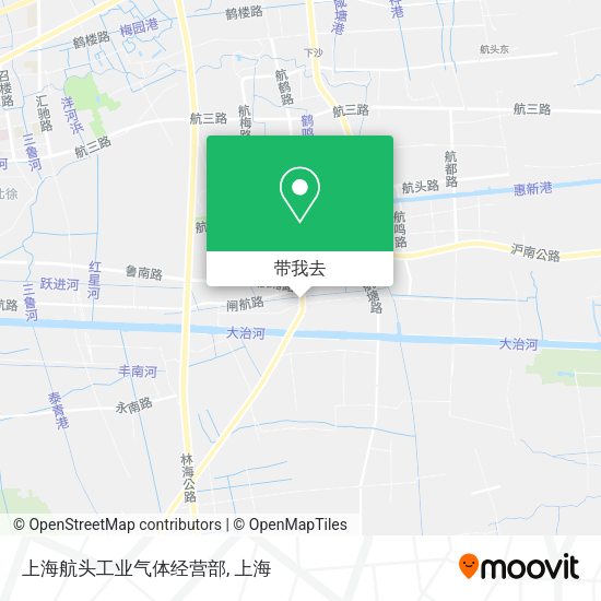 上海航头工业气体经营部地图