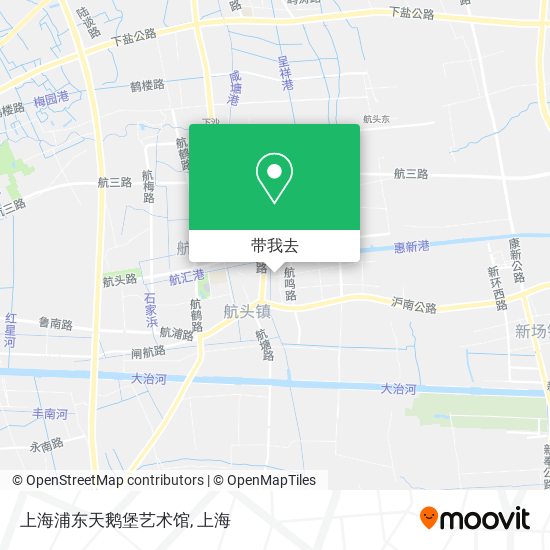 上海浦东天鹅堡艺术馆地图