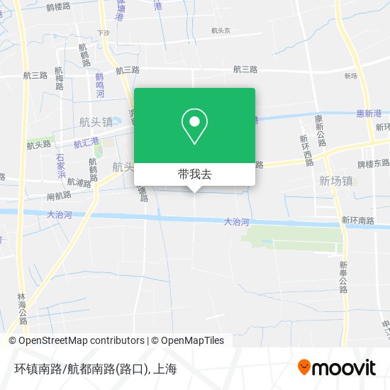 环镇南路/航都南路(路口)地图