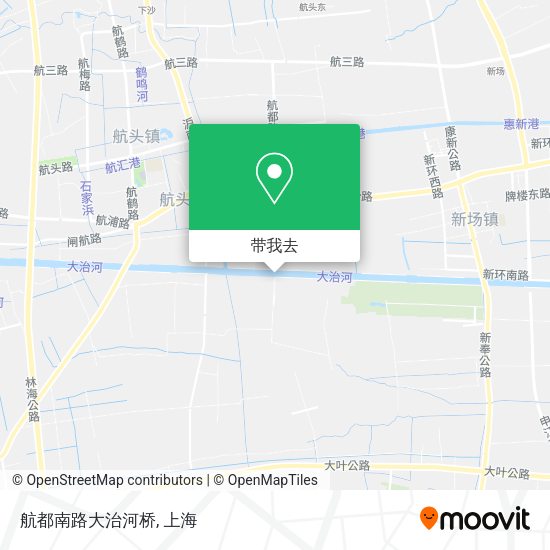 航都南路大治河桥地图