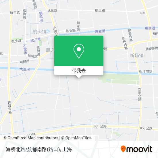 海桥北路/航都南路(路口)地图