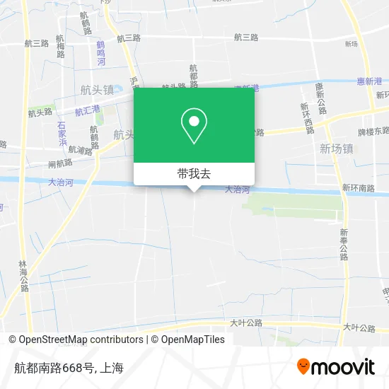 航都南路668号地图