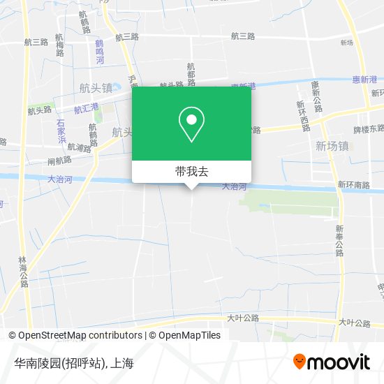 华南陵园(招呼站)地图