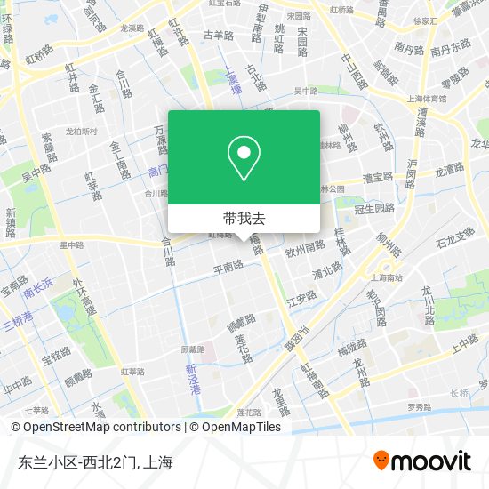 东兰小区-西北2门地图