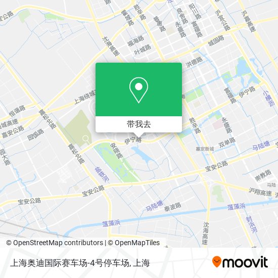 上海奥迪国际赛车场-4号停车场地图