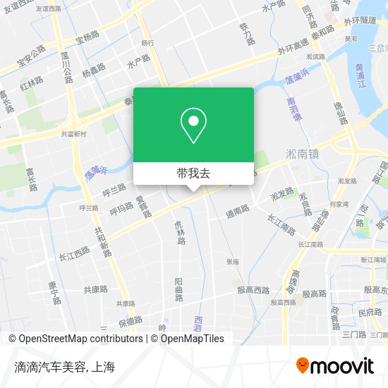 滴滴汽车美容地图