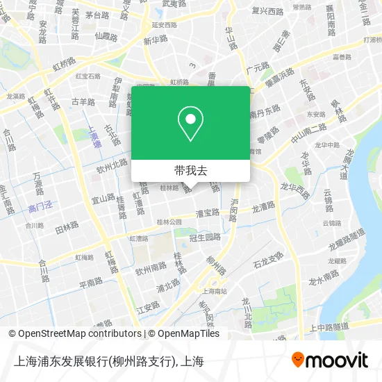 上海浦东发展银行(柳州路支行)地图