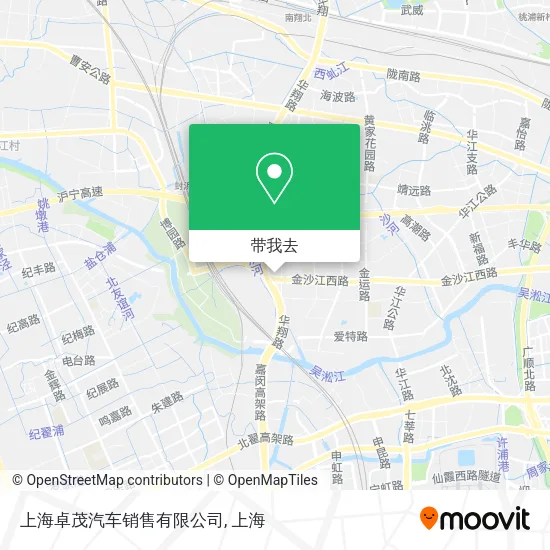 上海卓茂汽车销售有限公司地图