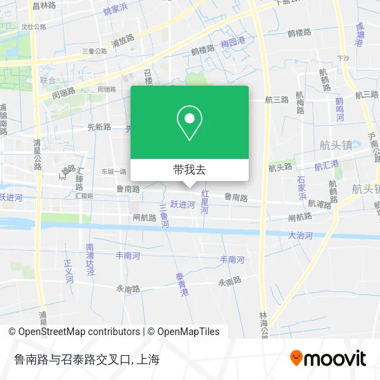 鲁南路与召泰路交叉口地图