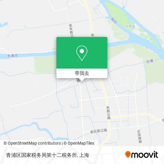 青浦区国家税务局第十二税务所地图