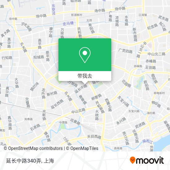 延长中路340弄地图