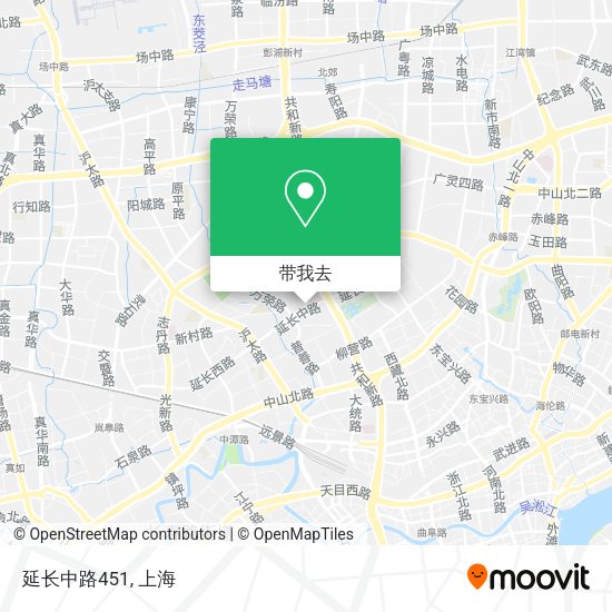 延长中路451地图