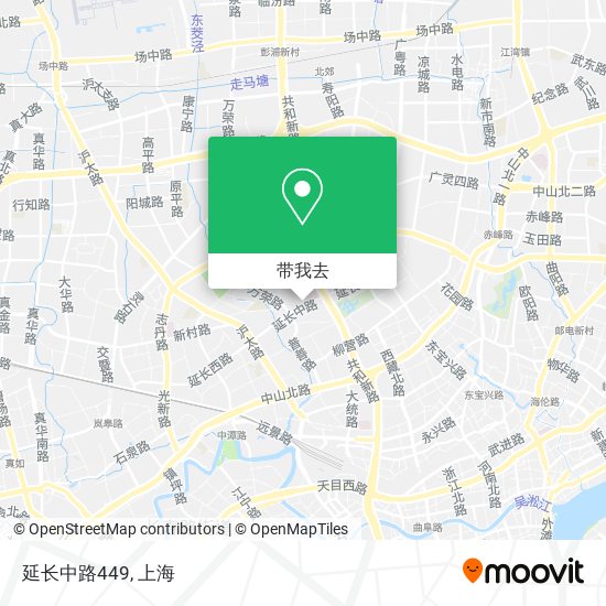 延长中路449地图