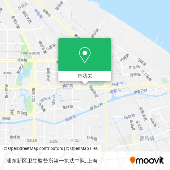 浦东新区卫生监督所第一执法中队地图