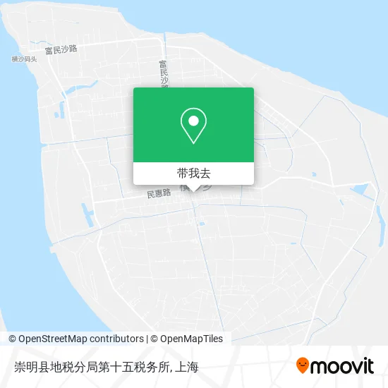 崇明县地税分局第十五税务所地图
