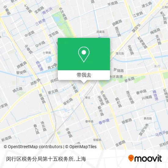 闵行区税务分局第十五税务所地图