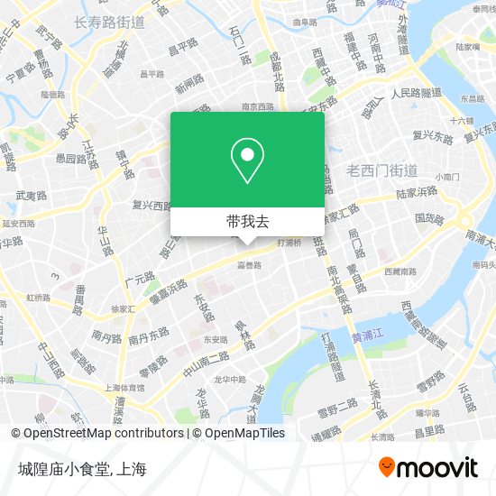 城隍庙小食堂地图