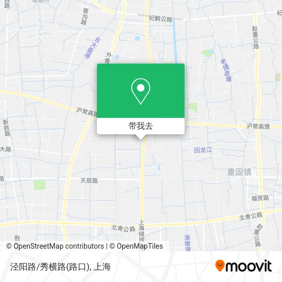 泾阳路/秀横路(路口)地图
