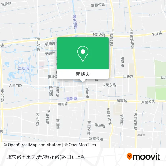 城东路七五九弄/梅花路(路口)地图