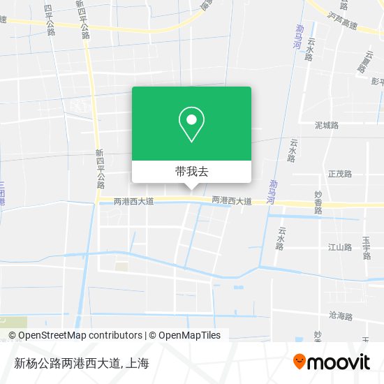 新杨公路两港西大道地图