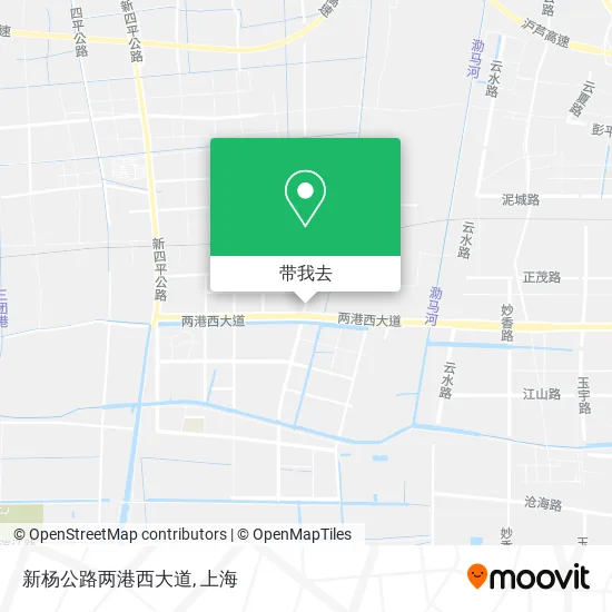 新杨公路两港西大道地图