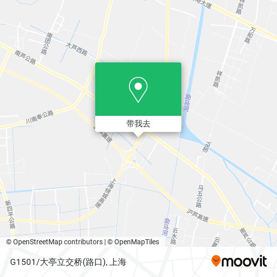 G1501/大亭立交桥(路口)地图