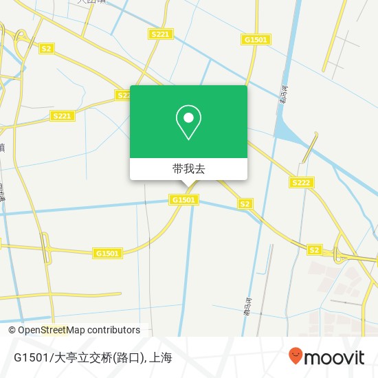 G1501/大亭立交桥(路口)地图
