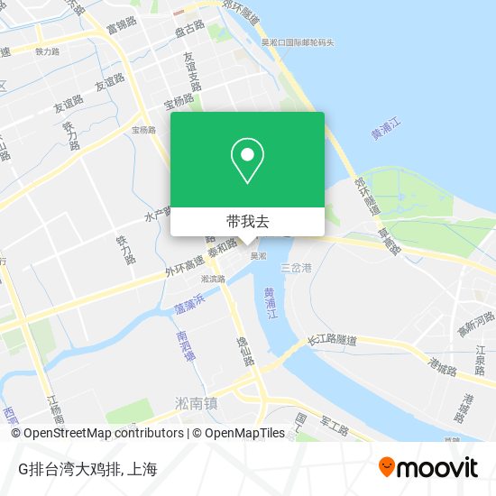 G排台湾大鸡排地图