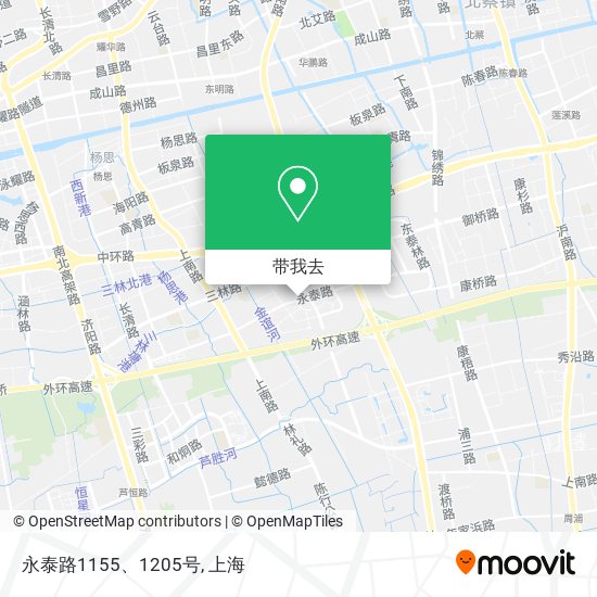 永泰路1155、1205号地图