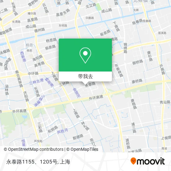 永泰路1155、1205号地图