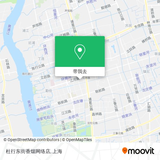 杜行东街香烟网络店地图