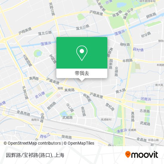园辉路/宝祁路(路口)地图