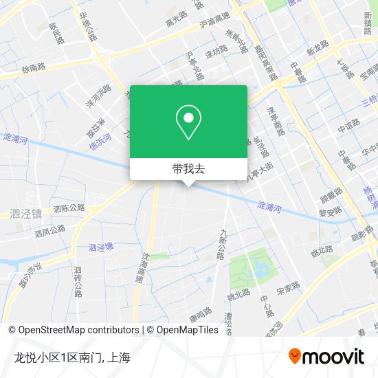 龙悦小区1区南门地图