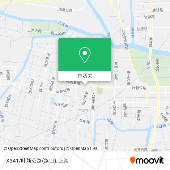X341/叶新公路(路口)地图