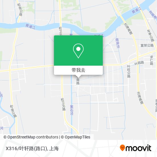 X316/叶轩路(路口)地图
