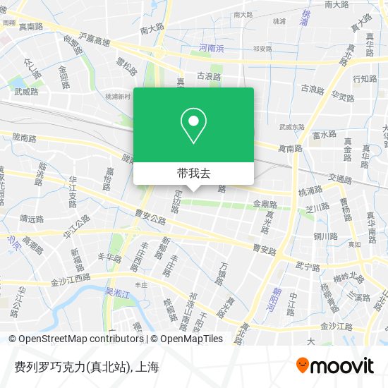 费列罗巧克力(真北站)地图
