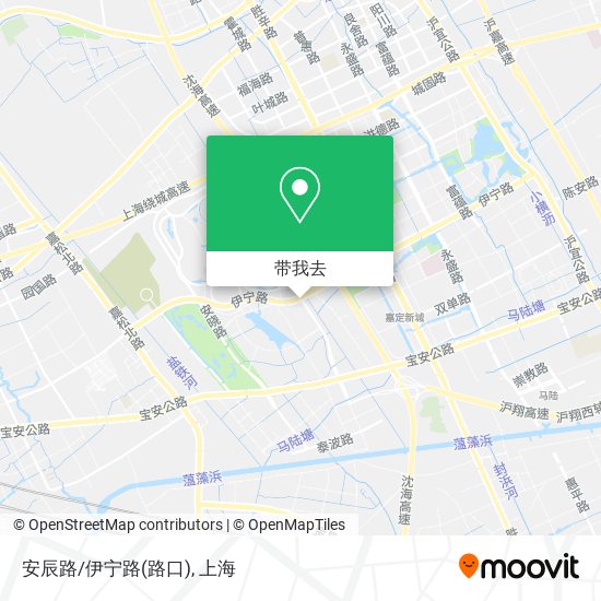 安辰路/伊宁路(路口)地图