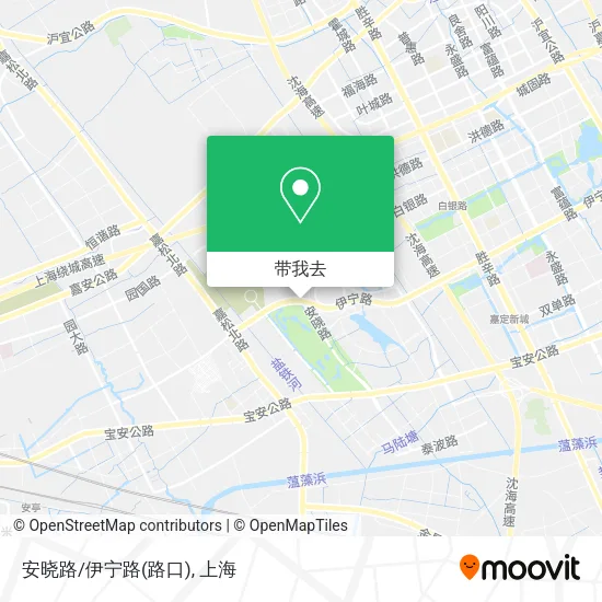 安晓路/伊宁路(路口)地图