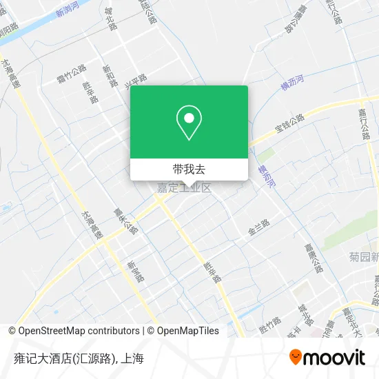 雍记大酒店(汇源路)地图